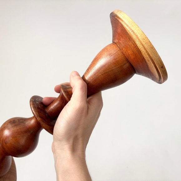Two’s Company NWT Solid Wood Candle Pedestal // Candle Stand // candle holder - Picture 13 of 13